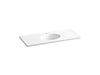 KOHLER K-2891-1 Ceramic/Impressions 49" Vitreous china vanity top with integrated oval sink