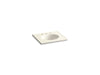 KOHLER K-2791-8 Ceramic/Impressions 25" oval vanity-top bathroom sink with 8" widespread faucet holes