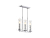 KOHLER 23344-CH03-CPL Damask Three-Light Linear in Polished Chrome
