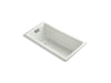 KOHLER K-852-GCP-NY Tea-for-Two 60" x 32" drop-in BubbleMassage air bath with Polished Chrome airjet finish