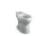 KOHLER K-4309-95 Cimarron Comfort Height Elongated chair height toilet bowl with exposed trapway