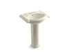 KOHLER 2286-4 Devonshire 24" pedestal bathroom sink with 4" centerset faucet holes