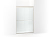 KOHLER K-702208-6L Fluence 44-5/8 - 47-5/8" W x 70-9/32" H sliding shower door with 1/4" thick Crystal Clear glass