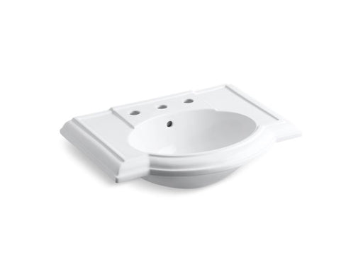 KOHLER K-2295-8-0 Devonshire Bathroom sink with 8" widespread faucet holes
