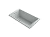 KOHLER K-1173-VBW Underscore 66" x 36" drop-in VibrAcoustic bath with Bask heated surface
