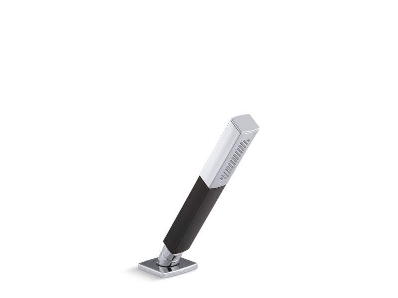 KOHLER 45203-CP Shift Square 2.0 Gpm Multifunction Handshower With Black Handle in Polished Chrome
