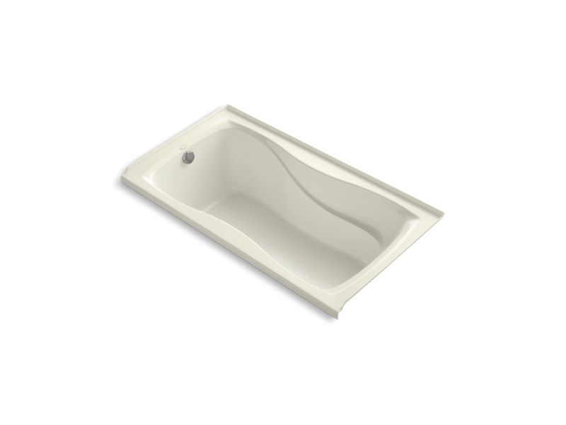 KOHLER K-1219-L Hourglass 32 60" x 32" alcove bath with integral flange and left-hand drain