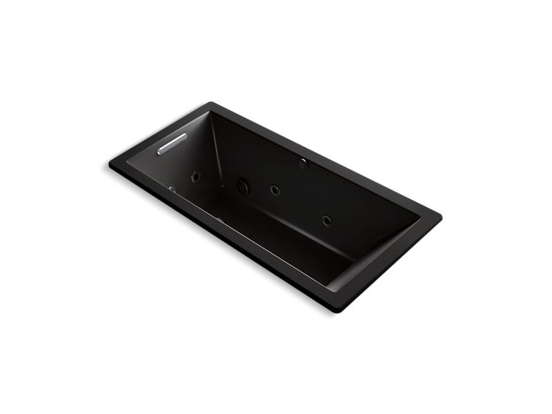 KOHLER K-1822-XH2G-7 Underscore Rectangle 66" x 32" drop-in whirlpool + BubbleMassage(TM) Air Bath