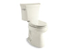 KOHLER 3999-T-96 Highline Comfort Height Two-Piece Elongated 1.28 Gpf Chair Height Toilet With Tank Cover Locks in Biscuit