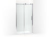 KOHLER K-706080-L Composed Sliding shower door, 78" H x 44-5/8 - 47-7/8" W, with 3/8" thick Crystal Clear glass