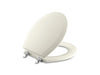 KOHLER K-4726-T-96 Triko round-front toilet seat with Polished Chrome hinges