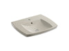 KOHLER K-2381-1-G9 Kelston Drop-in bathroom sink with single faucet hole