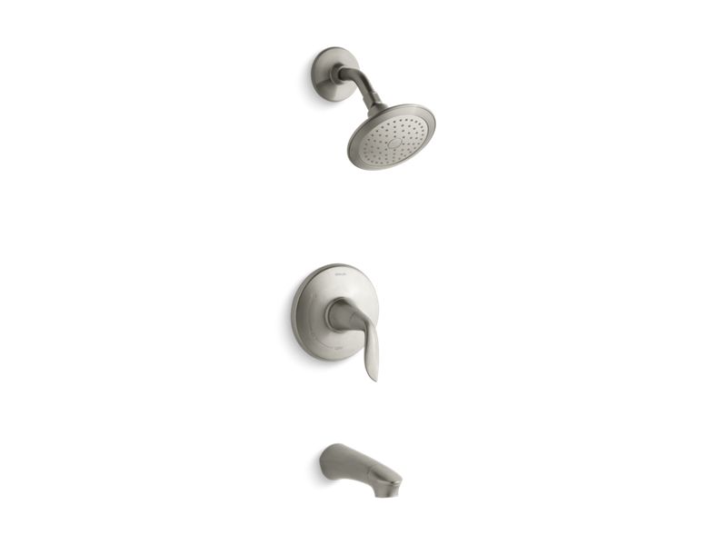 KOHLER TS5318-4-BN Refinia Rite-Temp Bath And Shower Trim With 2.5 Gpm Showerhead in Vibrant Brushed Nickel