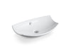 KOHLER K-2530-0 Leaf vessel bathroom sink
