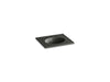 KOHLER K-2791-8 Ceramic/Impressions 25" oval vanity-top bathroom sink with 8" widespread faucet holes