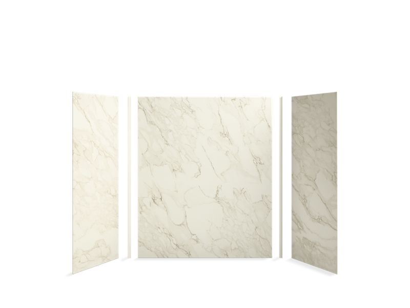 KOHLER 97618-W11 Choreograph 60" X 32" X 72" Shower Wall Kit in CrossCut Biscuit