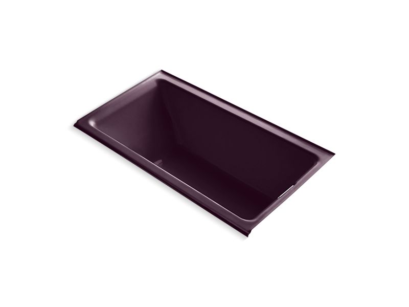 KOHLER K-855-R Tea-for-Two 66" x 36" alcove bath with integral flange and right-hand drain