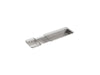 KOHLER 3155-NA Undertone 33" X 8-1/4" X 6-5/16" Undermount Single-Bowl Trough Kitchen Sink, Includes Wire Basket And Rack