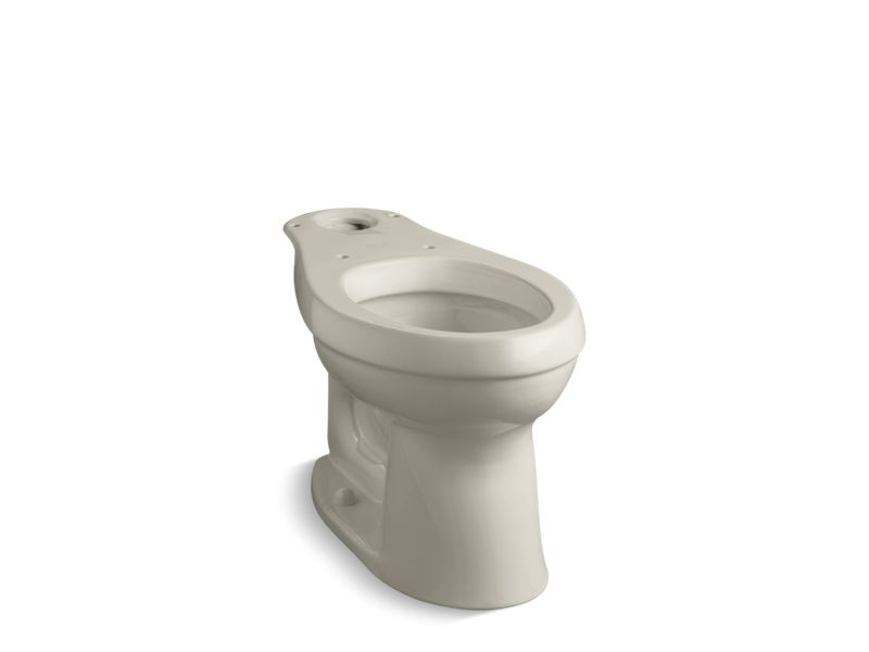 KOHLER K-4309-G9 Cimarron Comfort Height Elongated chair height toilet bowl with exposed trapway