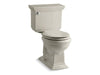 KOHLER 3933-U Memoirs Stately Two-piece round-front 1.28 gpf chair height toilet with insulated tank