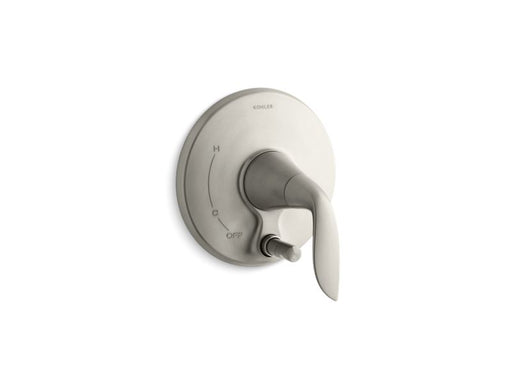 KOHLER T5321-4-BN Refinia Valve Trim With Push-Button Diverter, Valve Not Included in Vibrant Brushed Nickel