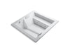 KOHLER 1111-H2-0 Consonance 69" X 69" Drop-In Whirlpool Without Jet Trim in White