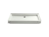 KOHLER K-9568 Memoirs 60" x 34" single threshold rear center drain shower base
