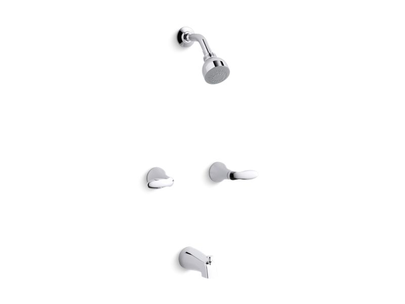 KOHLER K-T15201-4 Coralais Bath/shower trim set with lever handles, valve not included