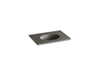 KOHLER K-2796-1 Ceramic/Impressions 31" oval vanity-top bathroom sink with single faucet hole