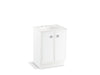 KOHLER K-99500-TK-1WA Jacquard 24" bathroom vanity cabinet with toe kick and 2 doors