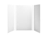 KOHLER 97616-T01-0 Choreograph 60" X 36" X 96" Shower Wall Kit, Brick Texture in White