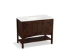 KOHLER K-99568-1WB Marabou 42" bathroom vanity cabinet with 1 door and 4 drawers