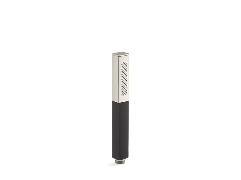 KOHLER 14788-SN Shift Square 2.5 Gpm Multifunction Handshower With Black Handle in Vibrant Polished Nickel