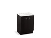 KOHLER K-99500-TK-1WU Jacquard 24" bathroom vanity cabinet with toe kick and 2 doors