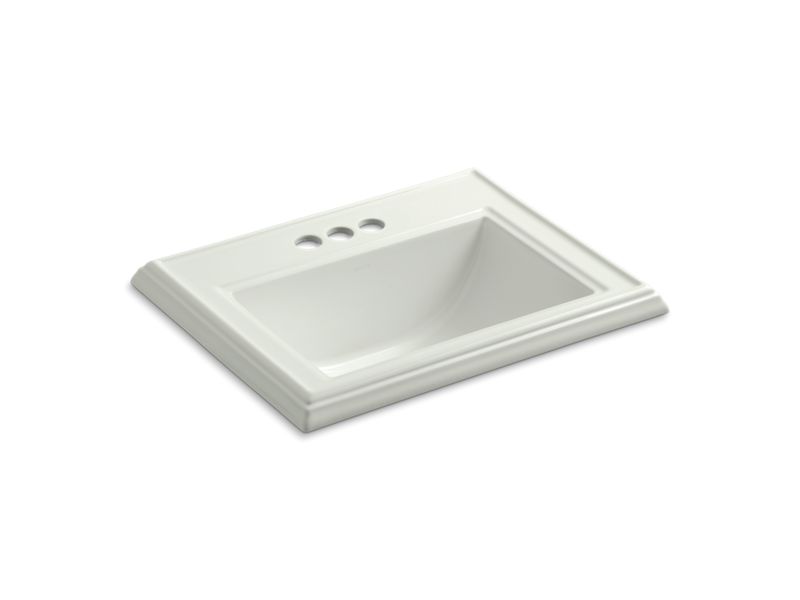 KOHLER K-2241-4 Memoirs Classic Classic drop-in bathroom sink with 4" centerset faucet holes
