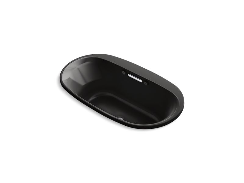 KOHLER K-5716-GW-7 Underscore Oval 66" x 36" drop-in BubbleMassage(TM) Air Bath with Bask(TM) heated surface