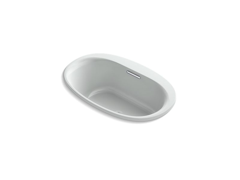 KOHLER K-5714-VBW Underscore 59-11/16" x 35-5/8" drop-in VibrAcoustic bath with Bask heated surface