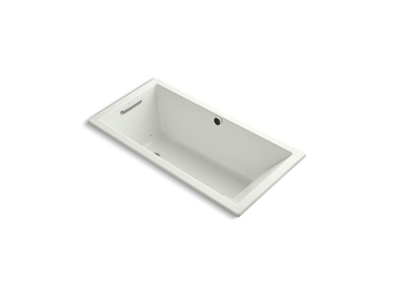 KOHLER K-1167-GW-NY Underscore Rectangle 60" x 30" drop-in BubbleMassage(TM) Air Bath with Bask heated surface and reversible drain