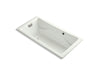 KOHLER K-865-GBN-NY Tea-for-Two 72" x 36" drop-in BubbleMassage air bath with Vibrant Brushed Nickel airjet finish
