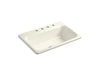 KOHLER K-5832-4 Bakersfield 31" x 22" x 8-5/8" top-mount single-bowl kitchen sink with 4 faucet holes