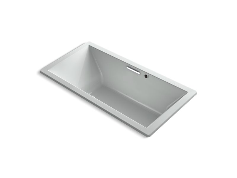 KOHLER K-1835-GW-95 Underscore Rectangle 72" x 36" drop-in BubbleMassage air bath with Bask heated surface and reversible drain