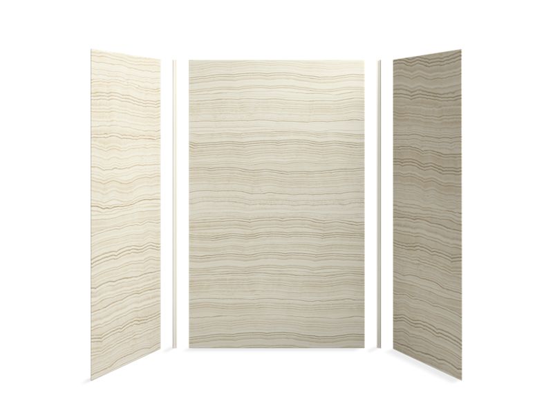 KOHLER 97616-W08 Choreograph 60" X 36" X 96" Shower Wall Kit in VeinCut Biscuit