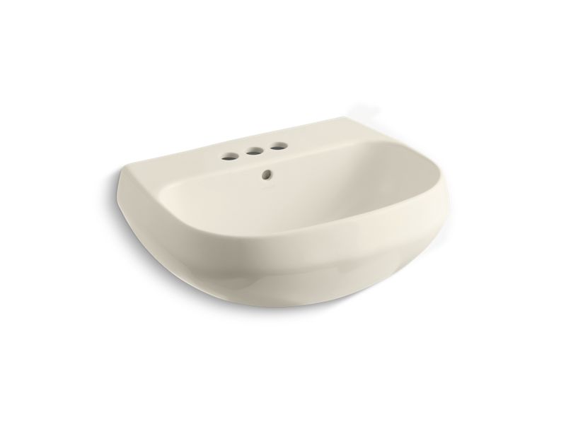 KOHLER K-2296-4-47 Wellworth Bathroom sink basin with 4" centerset faucet holes