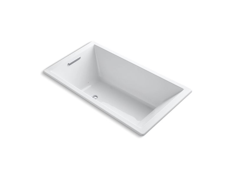 KOHLER K-1173-GVB-0 Underscore Rectangle 66" x 36" drop-in VibrAcoustic + BubbleMassage(TM) Air Bath