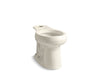 KOHLER K-4829-47 Cimarron Comfort Height Round-front chair height toilet bowl with exposed trapway