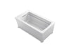 KOHLER 2592-0 Archer 62" X 32" Freestanding Bath in White