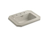 KOHLER K-2325-8-G9 Kathryn Drop-in bathroom sink with 8" widespread faucet holes