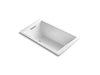 KOHLER K-1849-VB Underscore 60" x 36" drop-in VibrAcoustic bath