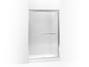 KOHLER 702209-L-SHP Fluence Sliding Shower Door, 70-5/16" H X 44-5/8 - 47-5/8" W, With 3/8" Thick Crystal Clear Glass in Bright Polished Silver
