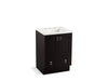 KOHLER K-99527-TK-1WU Poplin 24" bathroom vanity cabinet with toe kick, 2 doors and 1 drawer
